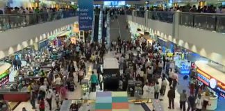 Incrível  “flash mob” no aeroporto de Dubai