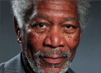 Morgan Freeman – pintura feita com o dedo em um Ipad (mais de 4 milhões de visualizações)