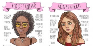 Ilustradora faz desenhos incríveis das mulheres de cada estado do Brasil