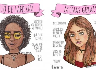 Ilustradora faz desenhos incríveis das mulheres de cada estado do Brasil