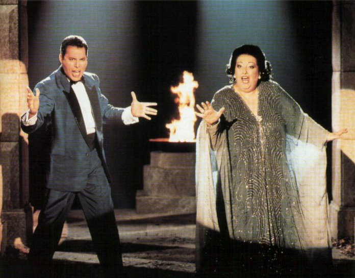 Montserrat Caballé e Freddie Mercury estão de novo juntos