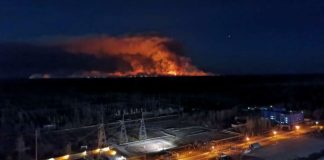 Chuva ajuda e incêndio perto de Chernobyl está sob controle