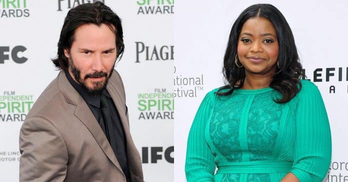 Octavia Spencer conta que quando ninguém quis lhe ajudar, Keanu Reeves lhe estendeu a mão.