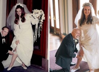 Casal comemora 50 anos de casamento recriando a sessão de fotos que fizeram em 1971