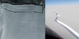 Vídeo mostra o novo e maior iceberg do mundo se separando na Antártica