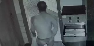 Ladrão usando apenas calcinha é flagrado furtando escola no DF; veja vídeo