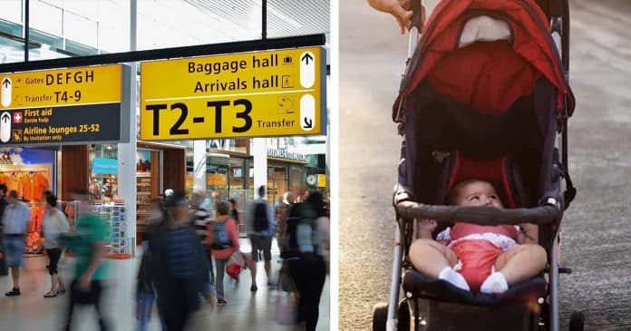 Bebê é abandonado em aeroporto por pais que não quiseram pagar passagem extra