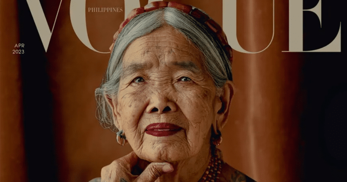 Aos 106 anos, tatuadora filipina é capa da Vogue e modelo mais velha da revista