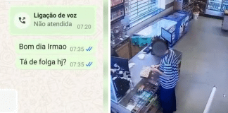 Print mostra adolescente que tirou a vida de família fingindo ser pai justificando falta no trabalho