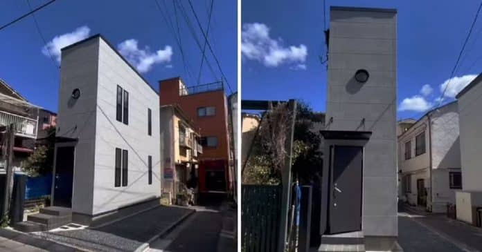 Casa super estreita tem menos de 19 m² e aluguel custa mais de R$ 3 mil; veja por dentro!