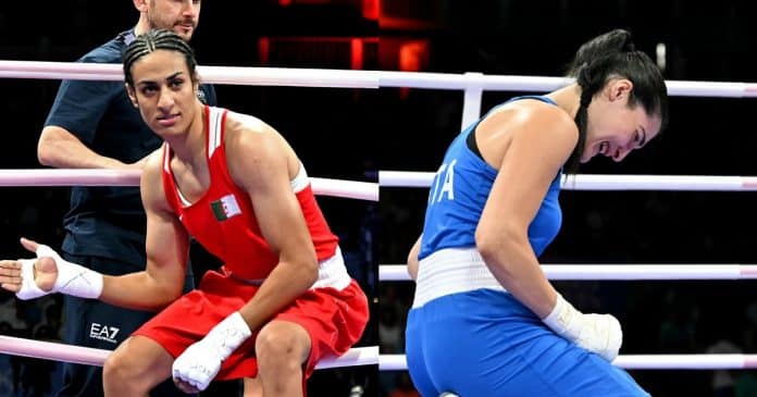 Boxeadora italiana cai em prantos após desistir de luta contra atleta reprovada em teste de gênero