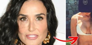 Demi Moore choca fãs ao exibir corpo de biquíni sem filtro aos 61 anos