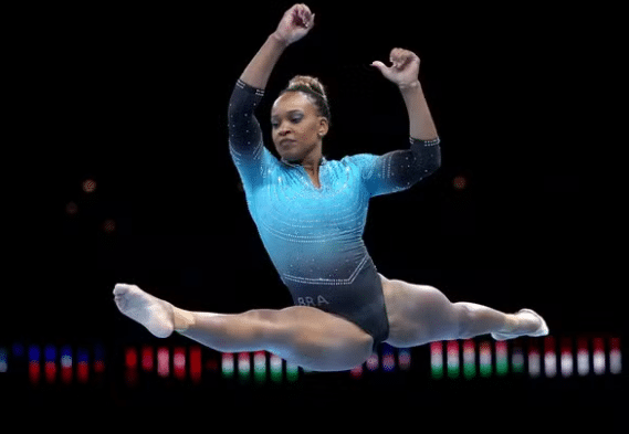 contioutra.com - Jade Barbosa é quem desenha os collants da seleção brasileira de ginástica artística