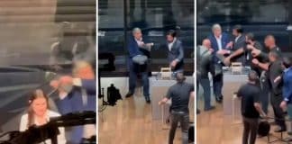 Video de outro ângulo mostra o que aconteceu após Datena agredir Pablo Marçal com cadeira em debate